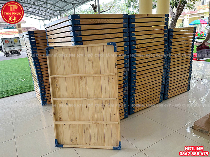 Phản gỗ cho bé mầm non NT2-002