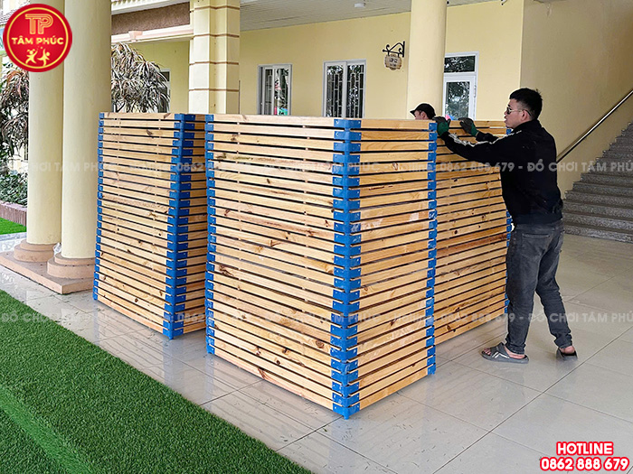 Phản gỗ cho bé mầm non NT2-002