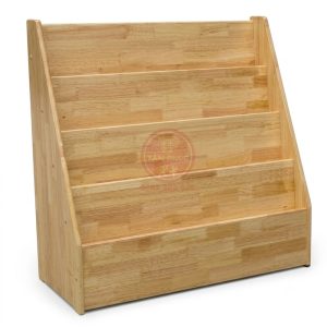 Giá sách thư viện gỗ mầm non mẫu 1 NT4-001