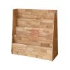 Giá sách thư viện gỗ mầm non mẫu 1 NT4-001