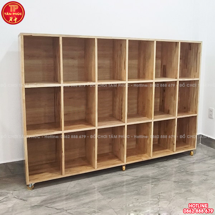 Tủ balo không cánh cho trường mầm non NT4-012