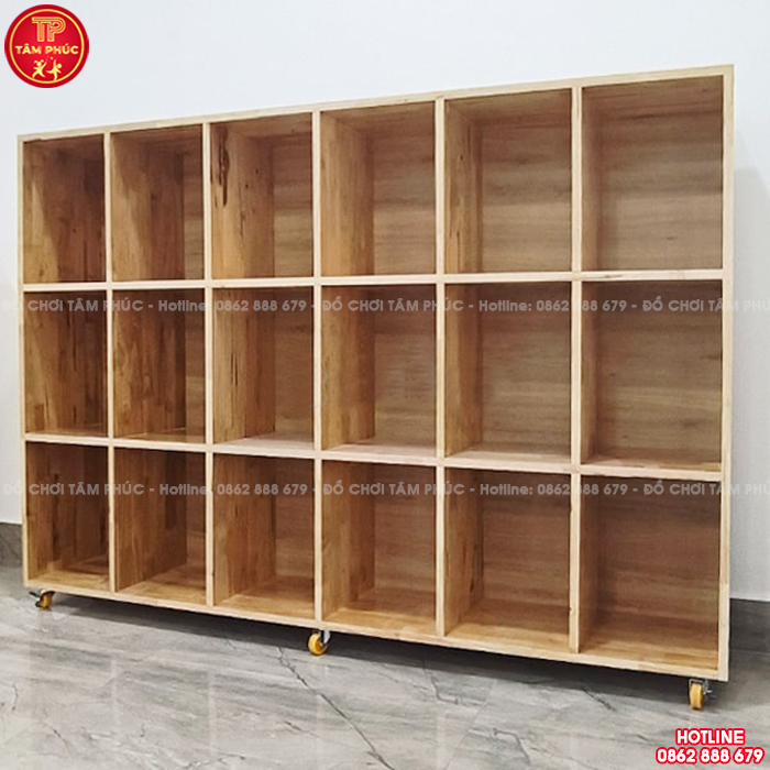 Tủ balo không cánh cho trường mầm non NT4-012
