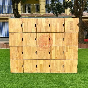 Tủ balo mầm non 12 ô, 15 ô, 16 ô, 18 ô, 20 ô, 21 ô, 24 ô NT4-013