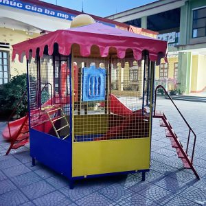 Nhà bóng ngoài trời mái bạt cho bé TP10-001