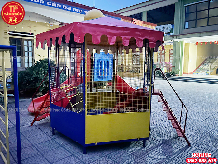 Nhà bóng ngoài trời mái bạt cho bé TP10-001