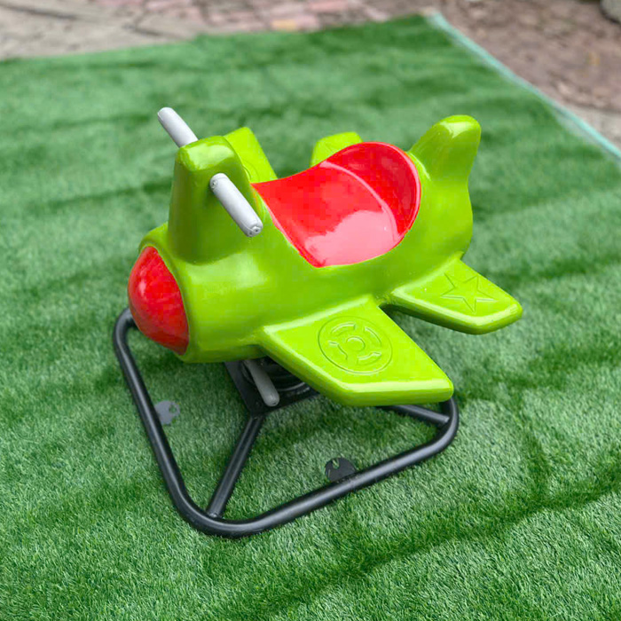 TP2-001-thu-nhun-lo-xo-ngoai-troi-cho-be-may-bay-nhua-composite-1 Thú nhún lò xo ngoài trời máy bay nhựa Composite TP2-001