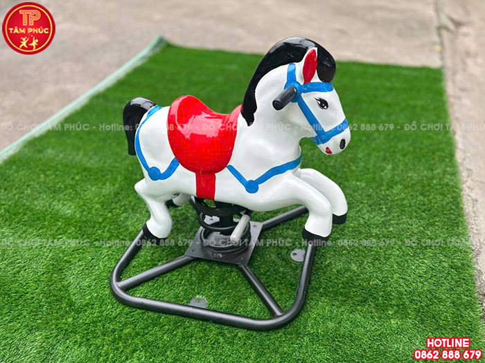 Thú nhún lò xo ngoài trời con ngựa Composite TP2-005