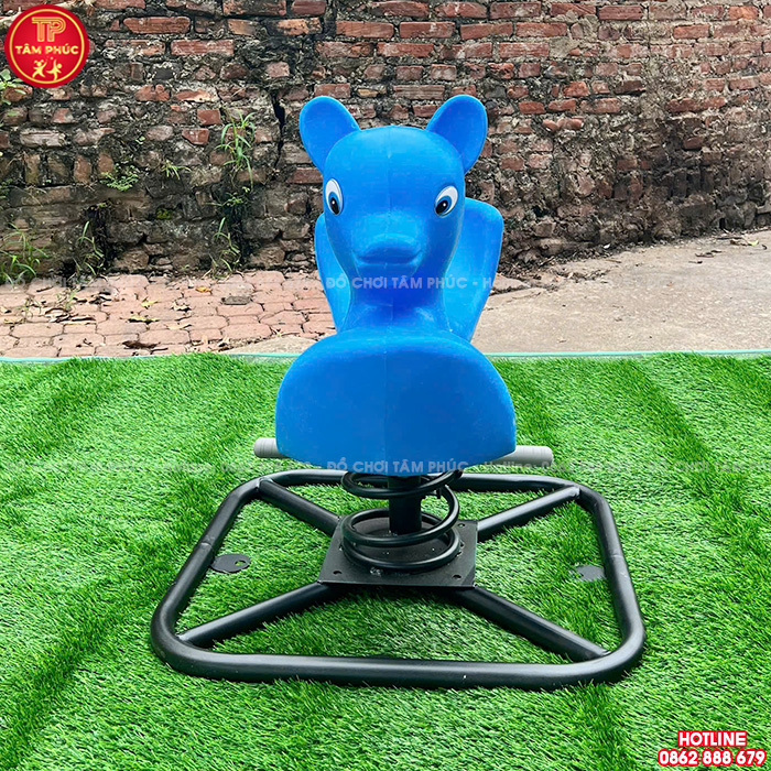 Thú nhún lò xo ngoài trời con Hải Cẩu nhựa NK TP2-014