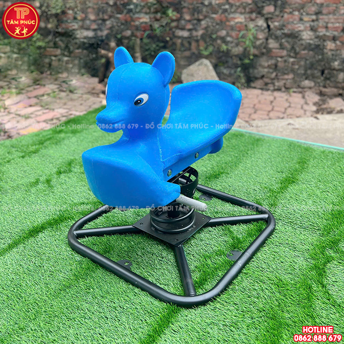 Thú nhún lò xo ngoài trời con Hải Cẩu nhựa NK TP2-014