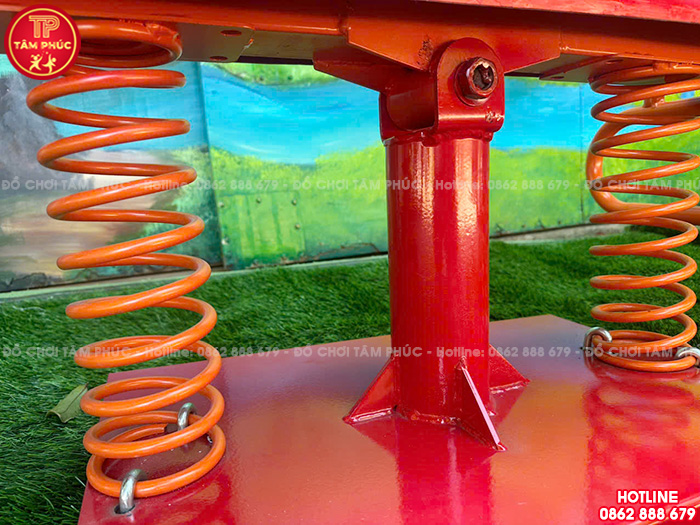 Bập bênh lò xo 6 chỗ ngồi ngoài trời cho bé TP3-004