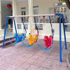 Xích đu 3 con giống nhựa nhập khẩu ngoài trời cho bé mầm non TP4-002