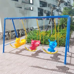 Xích đu ngoài trời 3 con giống cho bé TP4-002