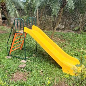 Thang leo cầu trượt ngoài trời máng đơn Composite TP5-001