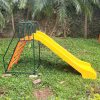 Thang leo cầu trượt ngoài trời máng đơn Composite TP5-001