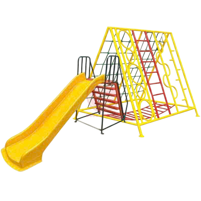 Thang leo cầu trượt ngoài trời máng đơn đa năng TP5-006