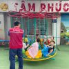 Đu quay đứng cho bé mầm non 8 con giống TP6-005