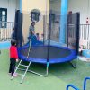 Sàn nhún tròn cho bé có lưới quây TP7-014