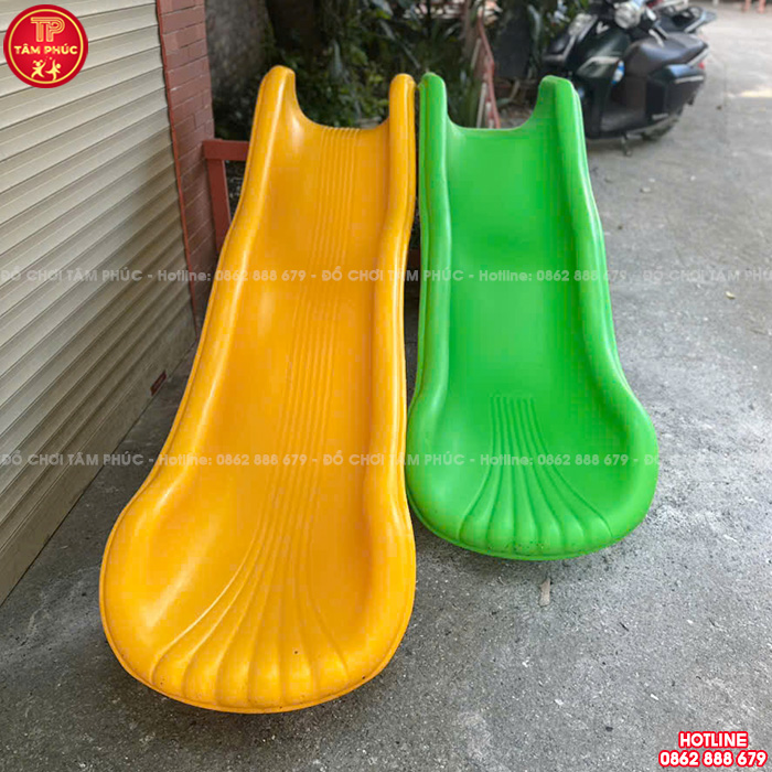 Máng trượt đơn kiểu lượn sóng nhập khẩu 2,5m TP9-008
