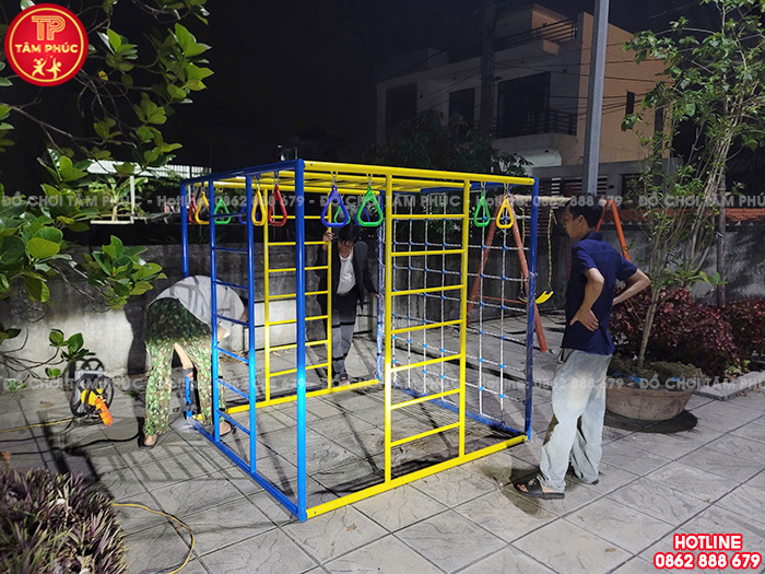 Thang leo tứ diện đa năng cho bé mầm non TP7-001