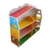 Giá kệ để đồ chơi gỗ MDF 3 tầng chữ ABC cho bé mầm non NT3-017