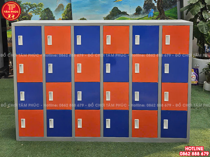 Tủ đựng đồ cá nhân bằng sắt 15, 18, 20 ô NT5-001