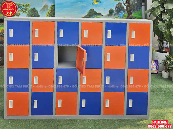 Tủ đựng đồ cá nhân bằng sắt 15, 18, 20 ô NT5-001