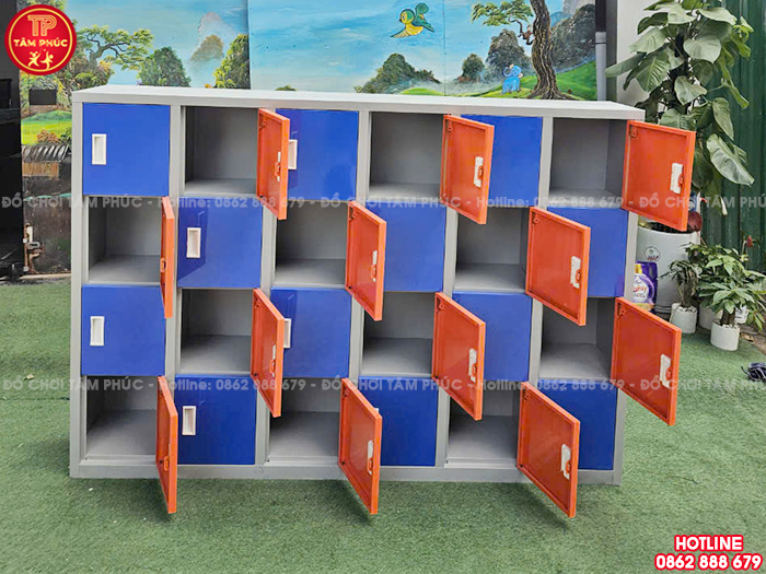 Tủ đựng đồ cá nhân bằng sắt 15, 18, 20 ô NT5-001