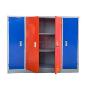 Tủ đựng chăn màn bằng sắt cho bé mầm non NT5-003