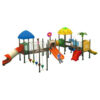 Cầu trượt liên hoàn ngoài trời 5 khối kèm cầu dao động TP1-104