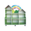 Kệ để đồ cho bé mầm non gỗ MDF giá rẻ đẹp NT3-030