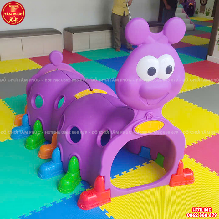 Hầm chui cho bé con Sâu nhựa nhập khẩu NK11-002