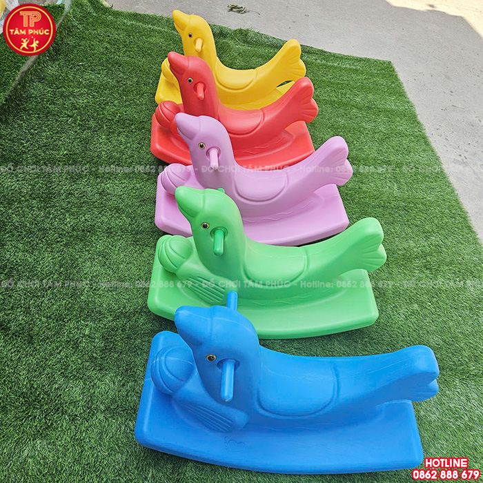 Bập bênh đơn con Cá Heo nhập khẩu cho bé NK12-001