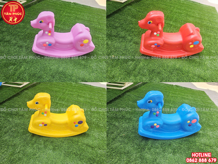 Bập bênh đơn con Hươu nhập khẩu cho bé NK12-001