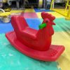 Bập bênh đơn Smilly con Gà trống bằng nhựa cho bé NK12-002