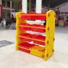 Giá để đồ chơi con Lợn 4 tầng bóng rổ cho bé NK3-009