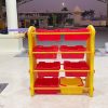 Giá để đồ chơi con Lợn 4 tầng bóng rổ cho bé NK3-009