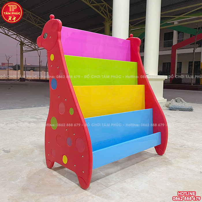 Giá sách cho bé nhựa nhập khẩu hình con Hươu NK3-013