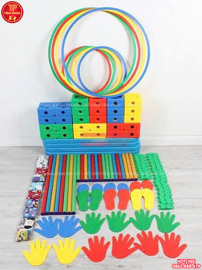 Bộ vận động thể chất 114 chi tiết đa năng nhập khẩu cho bé NK7-003