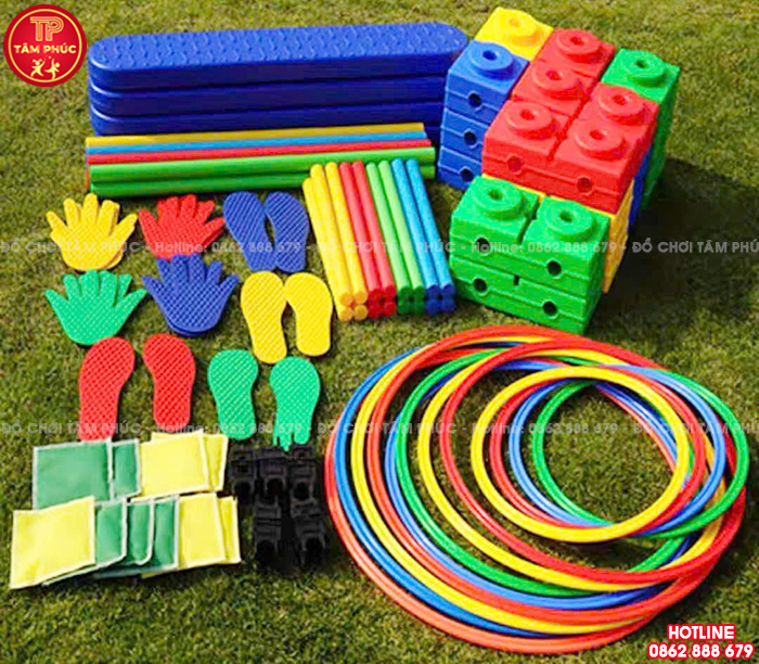 Bộ vận động thể chất 114 chi tiết đa năng nhập khẩu cho bé NK7-003