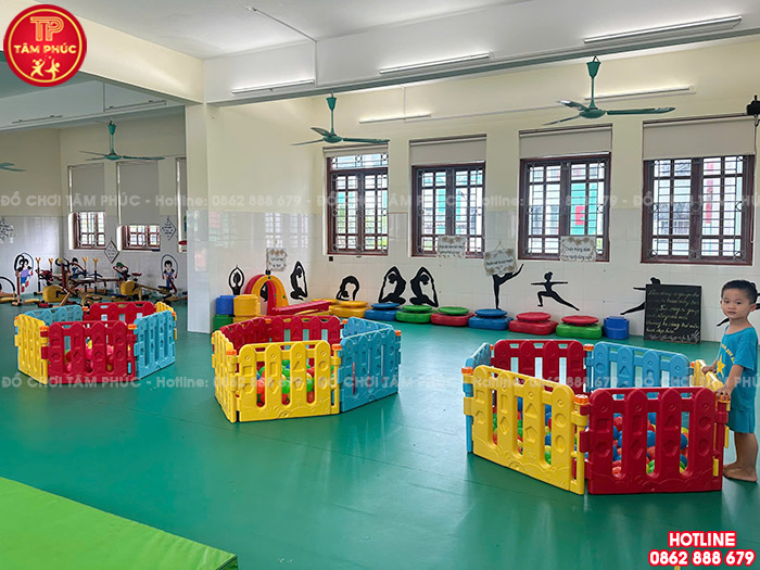 Bể bóng nhựa nhập khẩu hình lục lăng 3 màu cho bé NK9-002