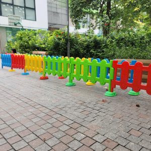 Hàng rào nhựa đúc cho bé trường mầm non NT6-007