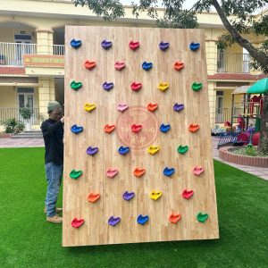 Bộ vách leo núi cho bé bằng gỗ TP11-001