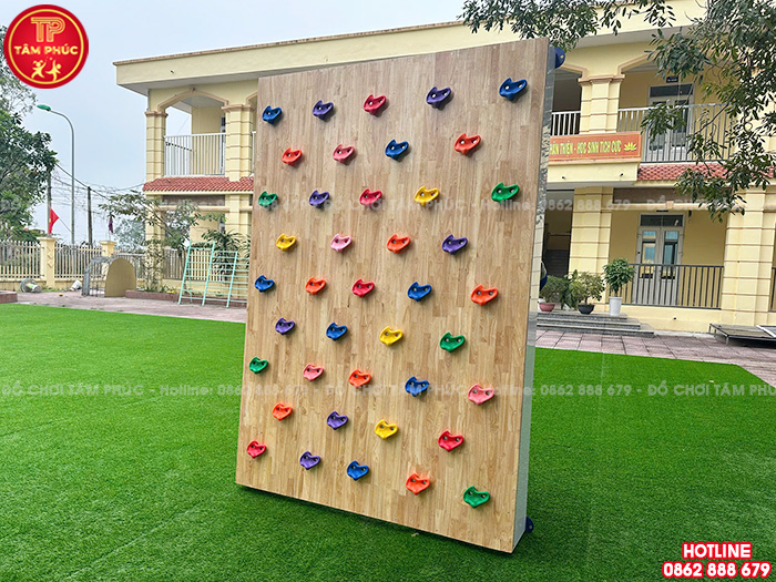 Bộ vách leo núi cho bé bằng gỗ TP11-001