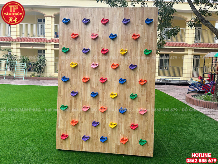 Bộ vách leo núi cho bé bằng gỗ TP11-001