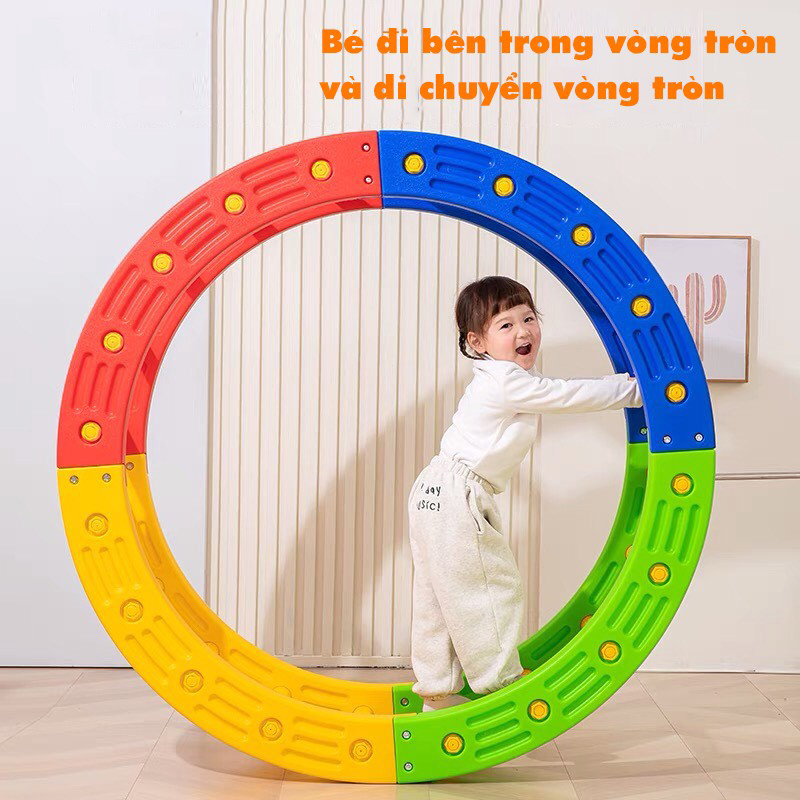 Thang leo vòng tròn nhựa nhập khẩu cho bé NK7-001