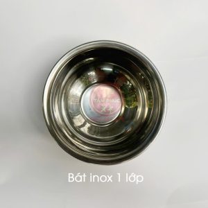 Bát inox 1 lớp cho bé trường mầm non NT7-005