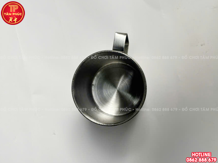 Cốc uống nước inox cho bé trường mầm non NT7-006