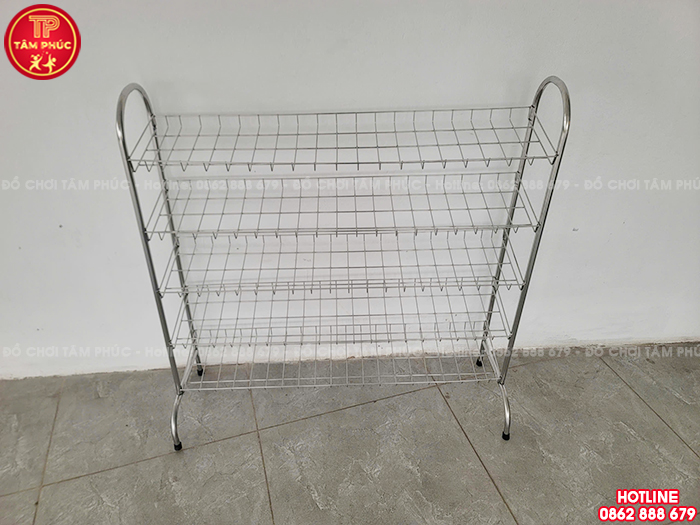 Giá để giày dép inox 5 tầng cho bé mầm non NT7-013