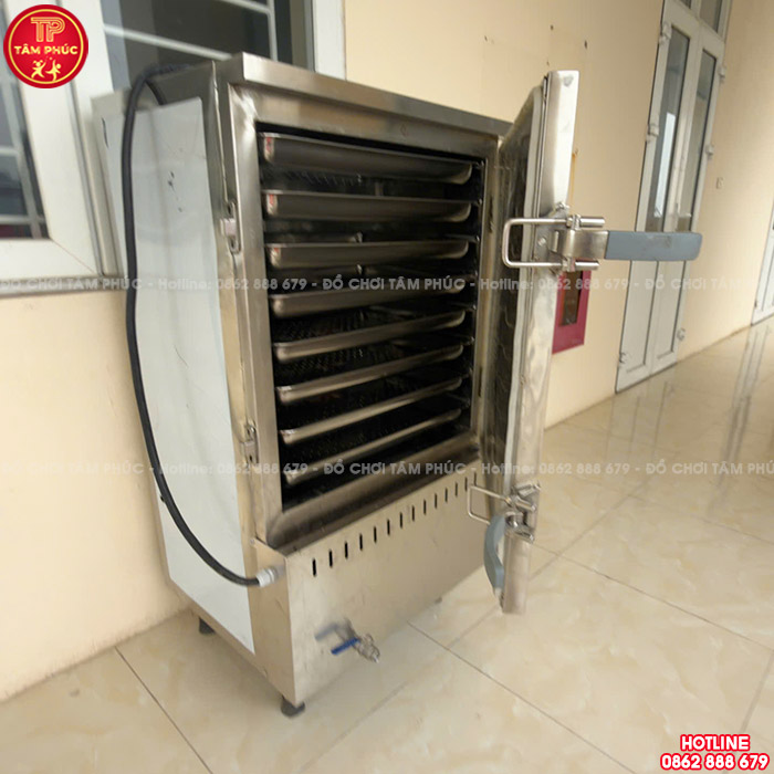 Tủ hấp khăn inox 30kg cho trường mầm non NT8-007