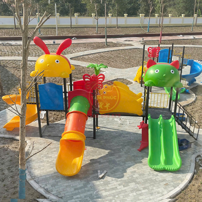 TP1-131-cau-truot-lien-hoan-ngoai-troi-con-ca-vang-mai-tho-meo-0 Cầu trượt liên hoàn ngoài trời Cá Vàng mái Thỏ, Mèo TP1-131